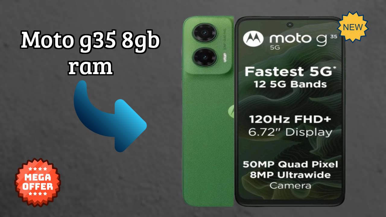 Moto G35 8GB RAM at ₹11,999 - Best Features Listed