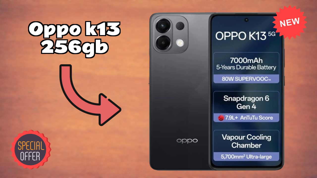 OPPO K13 256GB Gaming Benchmarks: Snapdragon 6 Gen 4 Tested
