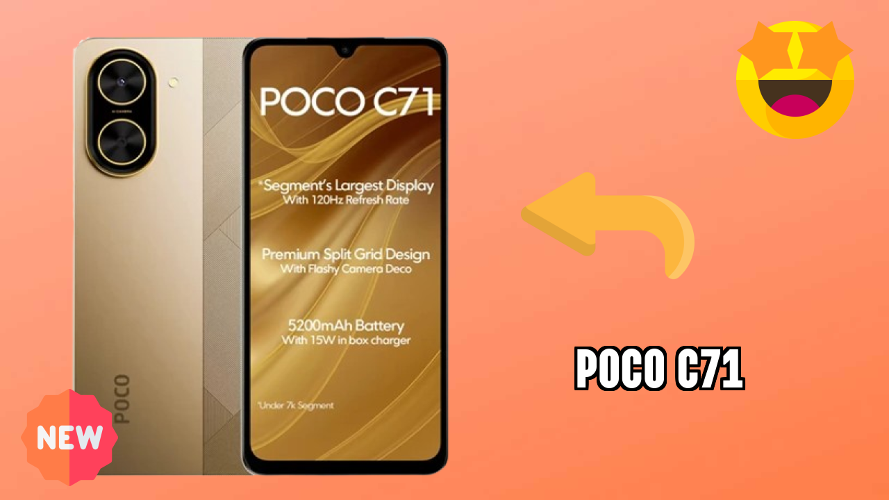 POCO C71 Display Analysis: 6.88 Inches (17.48 Cm) Quality