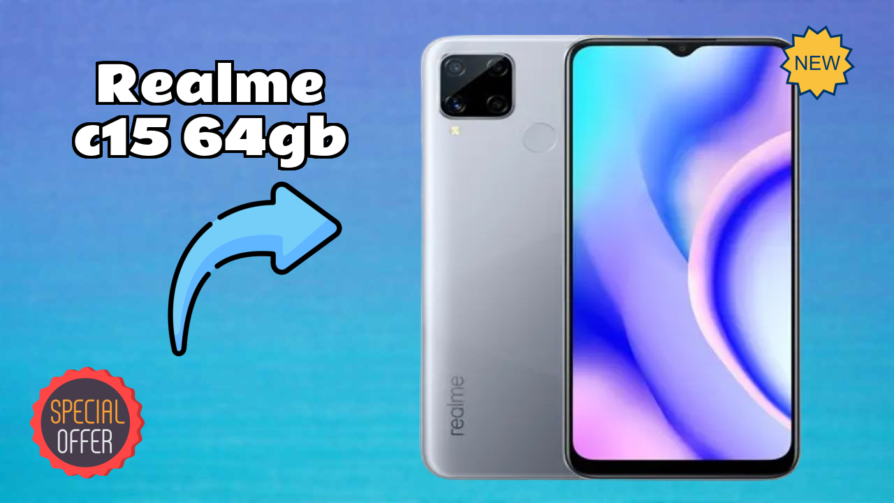Realme C15 64GB at ₹8,366 - Complete Specifications