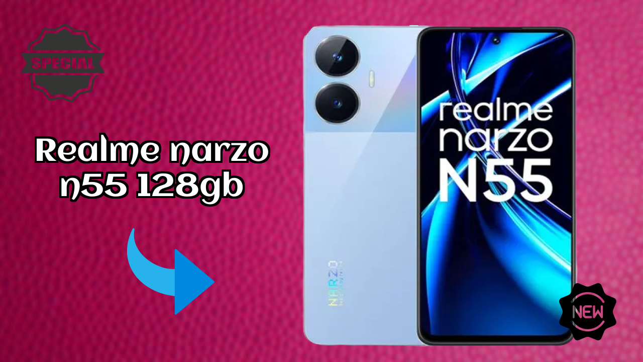 Realme Narzo N55 128GB Display Analysis: 6.72 Inches (17.07 Cm) Screen