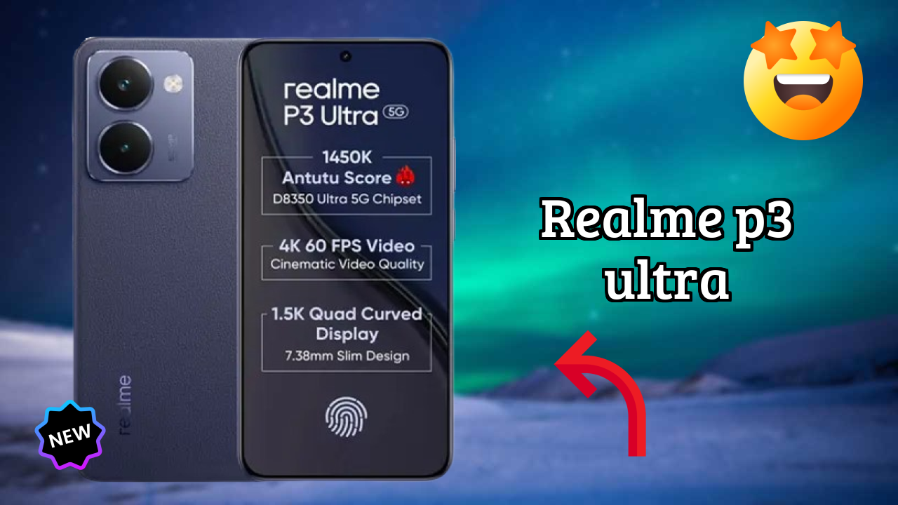 Realme P3 Ultra Display Size: 6.83 Inches (17.35 Cm) Screen Quality