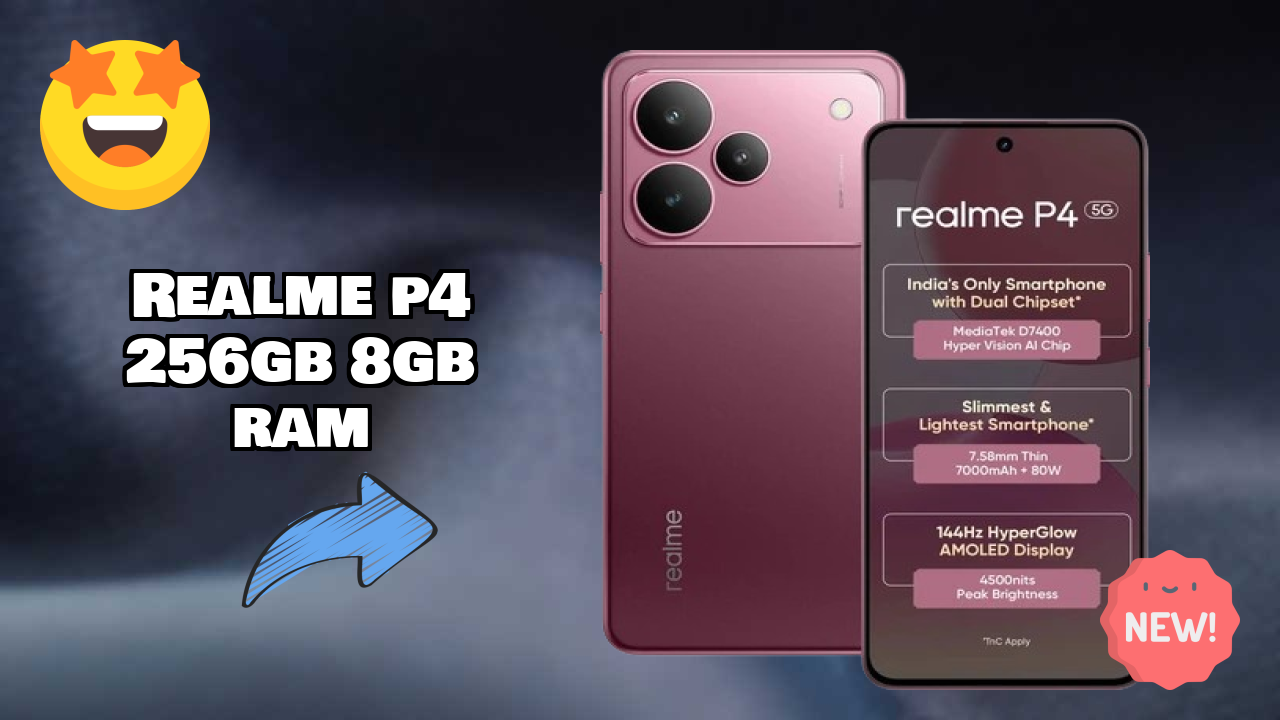 Realme P4 256GB 8GB RAM Display Quality: Hyper Glow AMOLED Explained