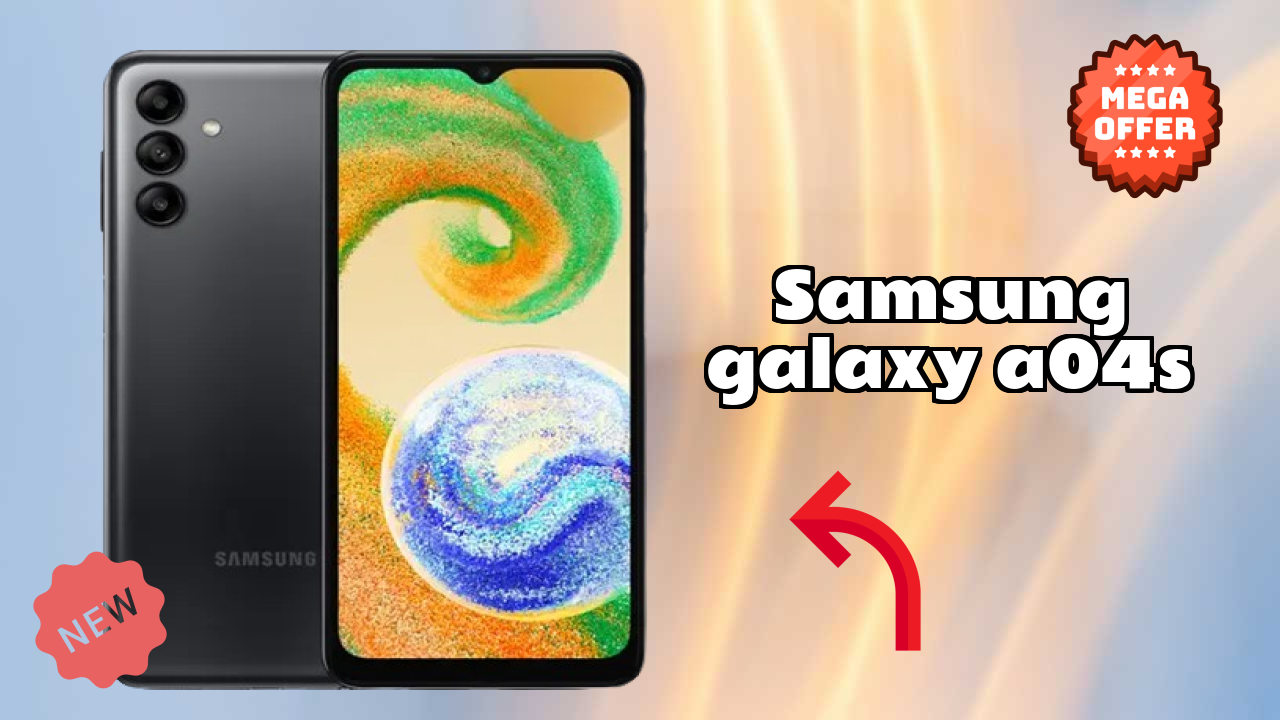 Samsung Galaxy A04s Display Size: 6.5 Inches (16.51 Cm) Screen Quality