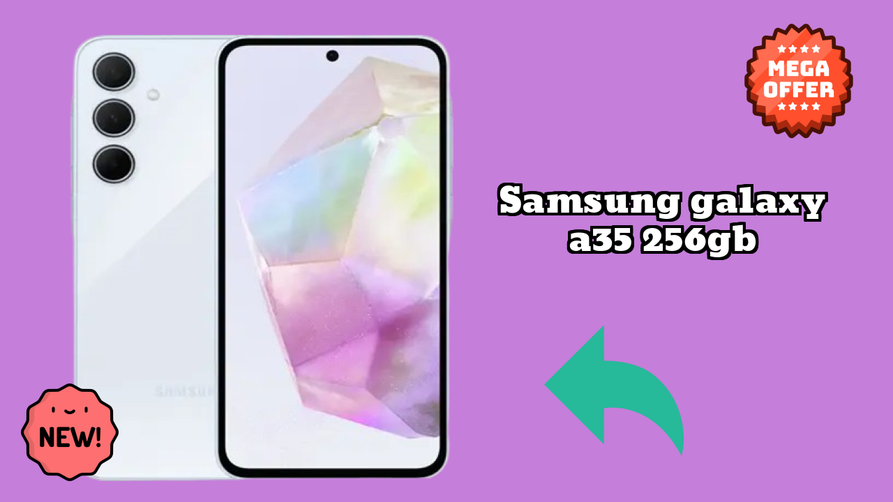 Samsung Galaxy A35 256GB RAM Performance: 8 GB RAM Multitasking