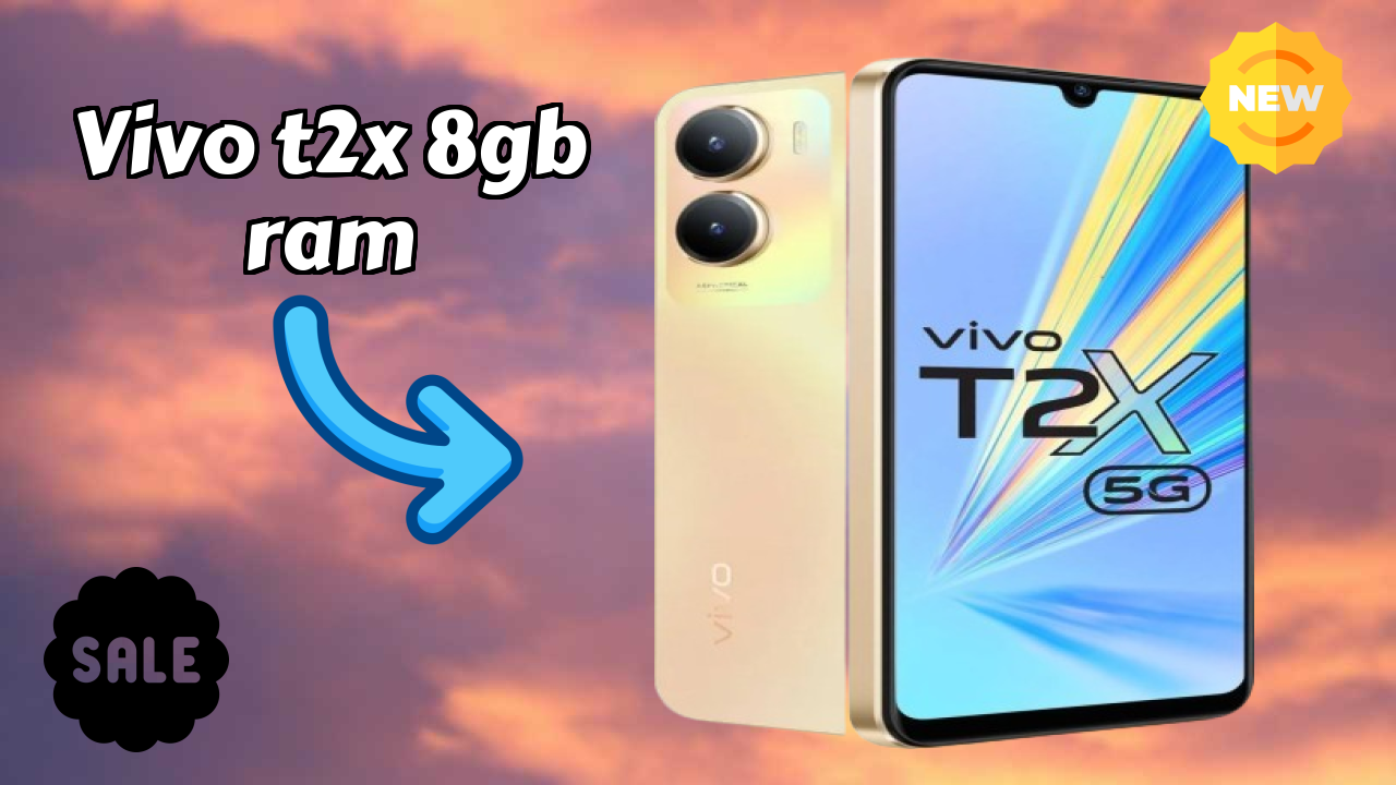 Vivo T2x 8GB RAM Display Size: 6.58 Inches (16.71 Cm) Screen Quality